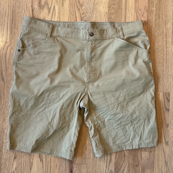 Prana Other - PRANA Porter Chino Shorts Sz 38 Standard Fit Brown Stretch 9” Inseam Khaki Hike